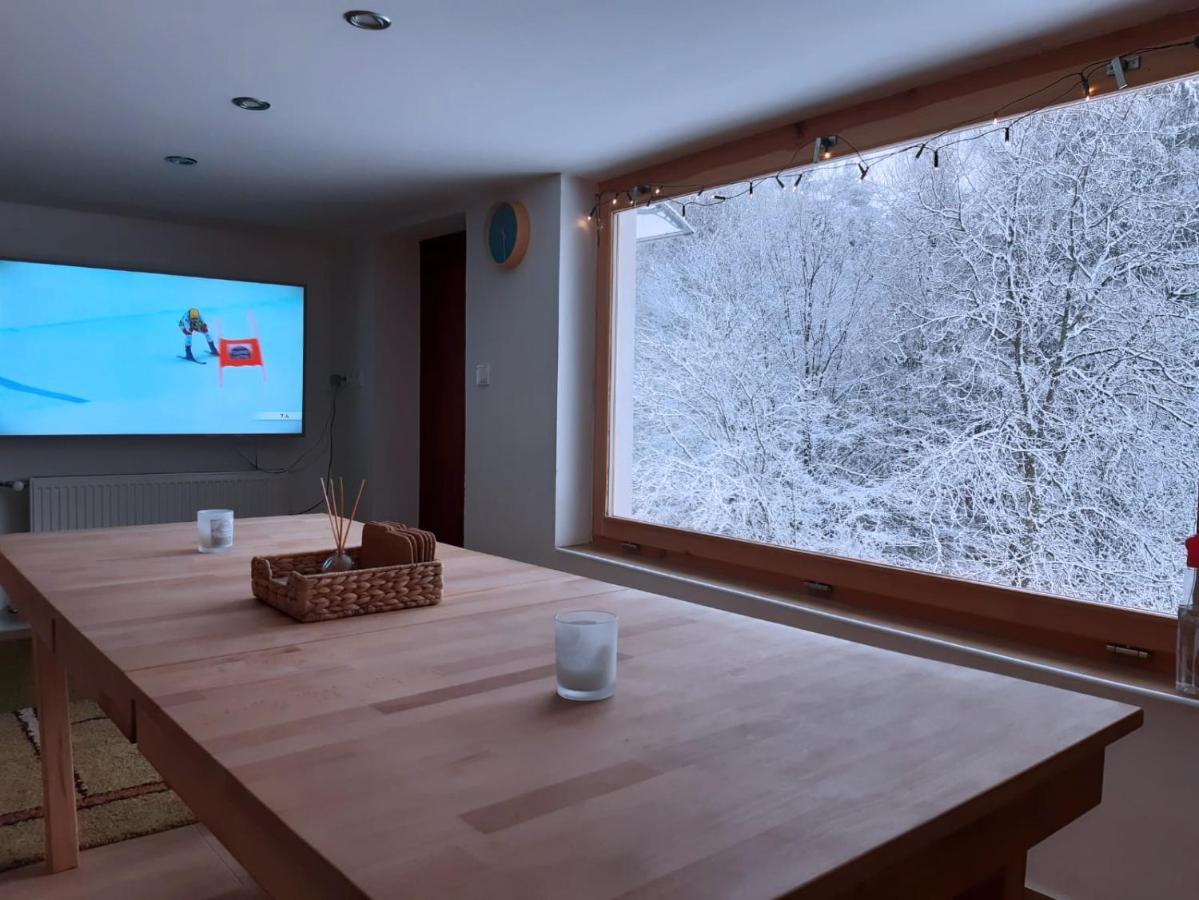 Wellness Chaloupka Mezna - Narodni Park Ceske Svycarsko Villa Hřensko Kültér fotó
