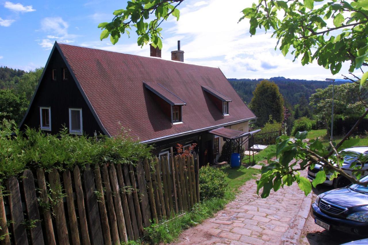 Wellness Chaloupka Mezna - Narodni Park Ceske Svycarsko Villa Hřensko Kültér fotó