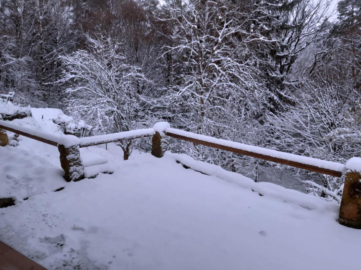 Wellness Chaloupka Mezna - Narodni Park Ceske Svycarsko Villa Hřensko Kültér fotó